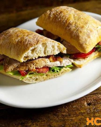 Рецепт теплого сэндвича с куриной грудкой