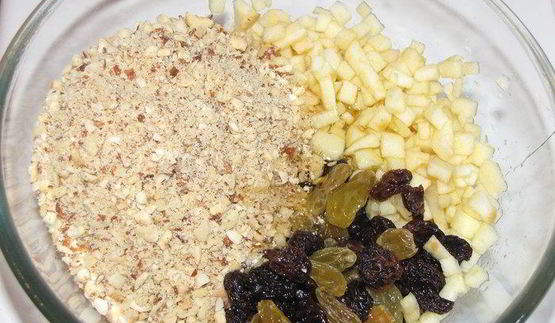 бельгийские тарталетки с фруктово-ореховой начинкой