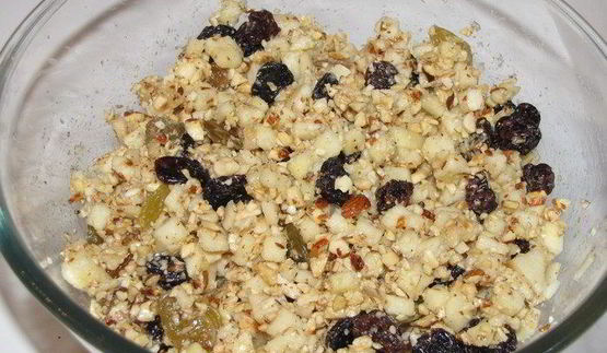 бельгийские тарталетки с фруктово-ореховой начинкой