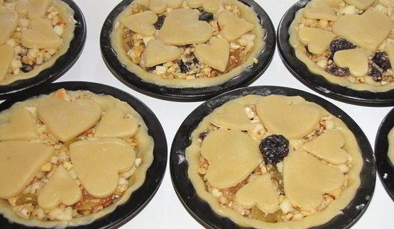 бельгийские тарталетки с фруктово-ореховой начинкой