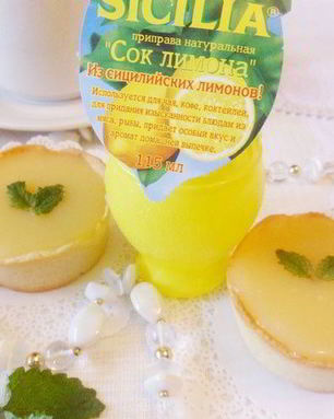 Песочные тарталетки с лимонным кремом