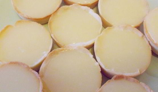 песочные тарталетки с лимонным кремом