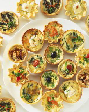 Тарталетка с печенью трески