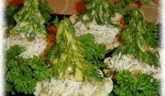 тарталетки елочки