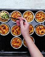 Тарталетки из картофеля с курицей