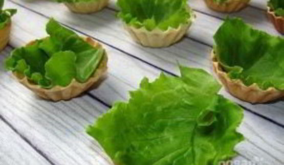 тарталетки из печени трески