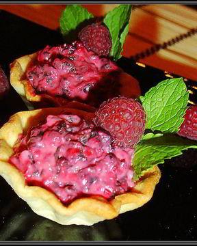 Тарталетки Малиновое облако