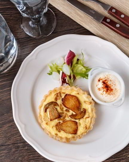 Рецепт тарталеток с белыми грибами