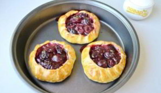 тарталетки с черешней