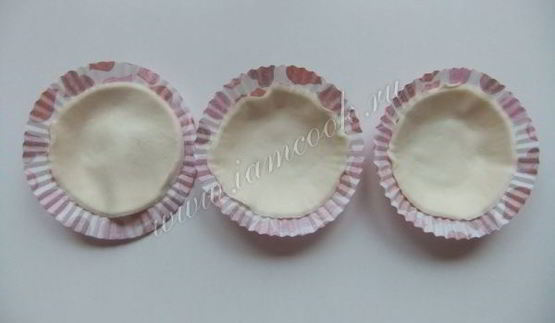 тарталетки с козьим сыром и медом