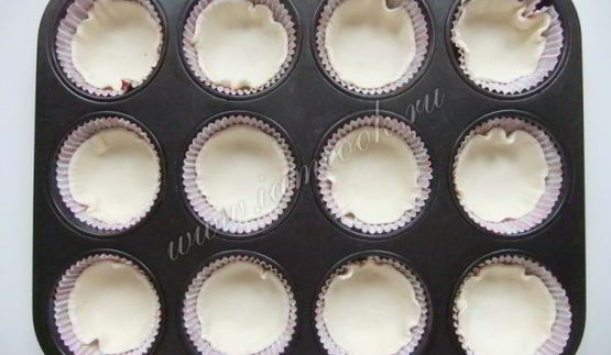 тарталетки с козьим сыром и медом