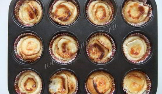 тарталетки с козьим сыром и медом