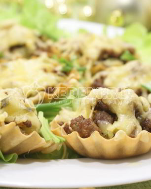 Тарталетки с начинкой Новогодний сюрприз