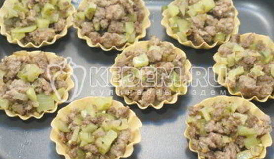 тарталетки с начинкой новогодний сюрприз