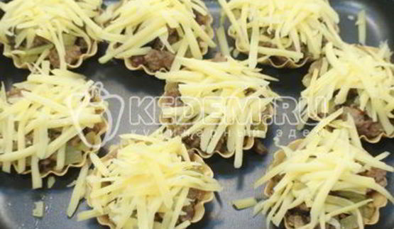 тарталетки с начинкой новогодний сюрприз