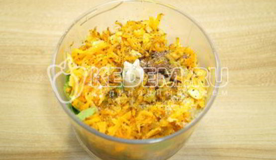 тарталетки с паштетом из фасоли