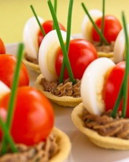 Рецепт тарталеток с печеночным муссом