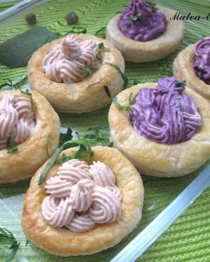 Рецепт тарталеток с рыбным муссом