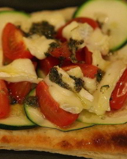 Рецепт тарталеток с цукини, помидорами и сыром бри