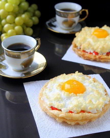 Рецепт тарталеток солнышко в облаках