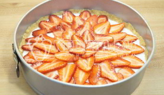 клубничный тарт без выпечки