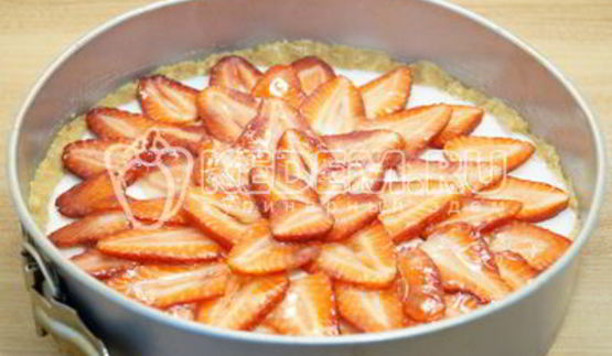 клубничный тарт без выпечки