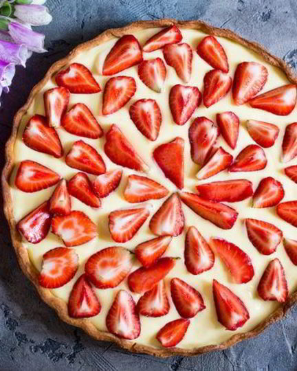 Рецепт клубничного тарта