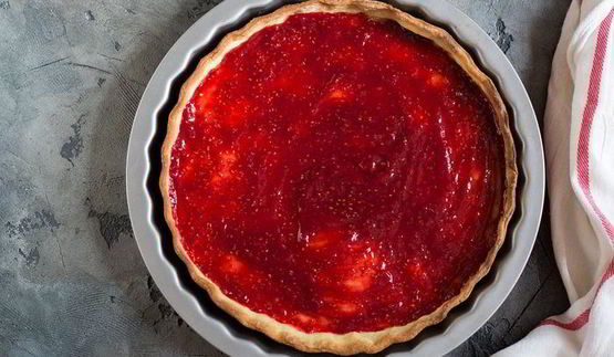 клубничный тарт