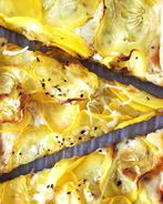 Легкий овощной тарт с сыром