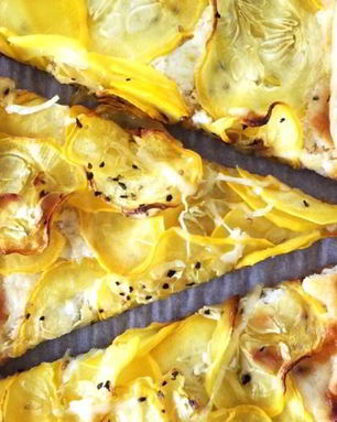 Легкий овощной тарт с сыром