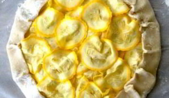 легкий овощной тарт с сыром