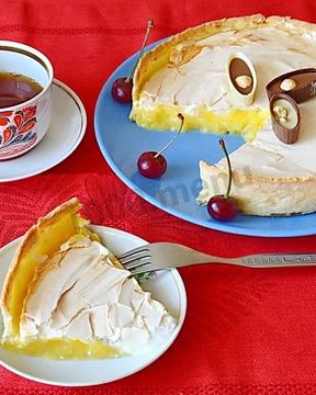 Лимонный тарт с меренгой