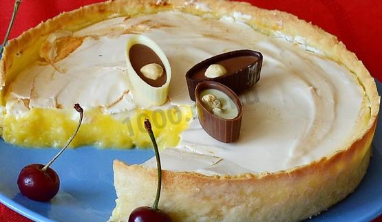 лимонный тарт с меренгой