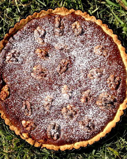 Рецепт орехового тарта с шоколадом