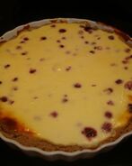 Ржаной тарт с черной смородиной