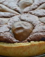 Шоколадно-грушевый тарт