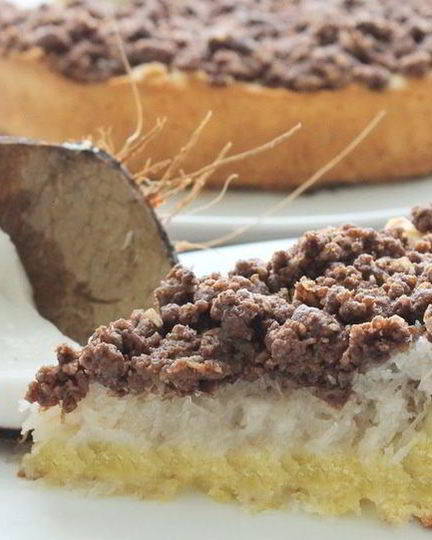 Рецепт шоколадна-кокосового тарт