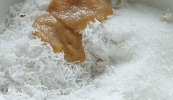 шоколадно-кокосовый тарт