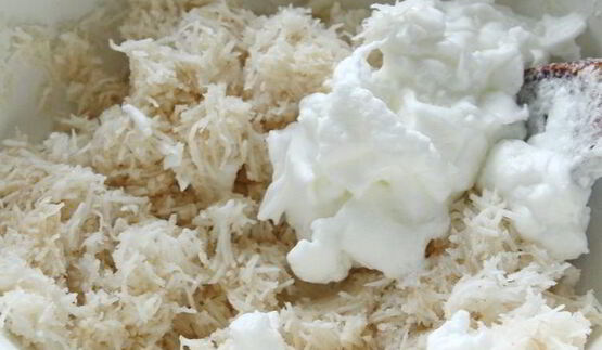 шоколадно-кокосовый тарт