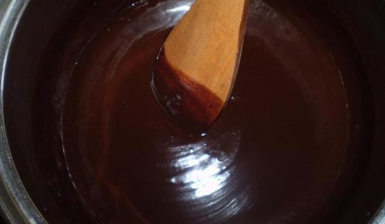 шоколадно-вишневый тарт