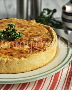 Сырный тарт с луком