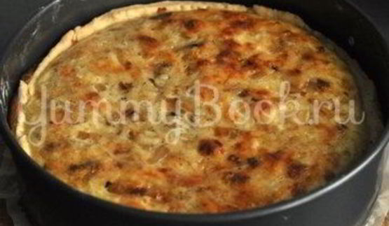 сырный тарт с луком