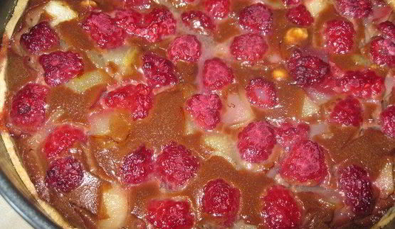 тарт малиново-грушевый перезвон