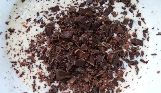 тарт с дынной пастилой и шоколадом