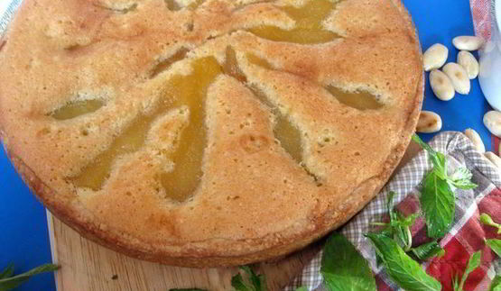 тарт с франжипаном и карамелизованной грушей