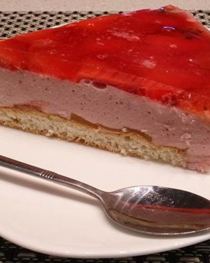 Рецепт тарта с клубничным муссом и желе
