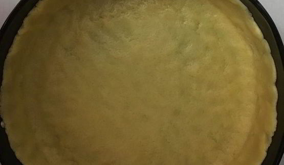 тарт с клюквой в сметанной заливке