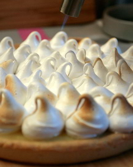 Рецепт тарта с лимонной начинкой и белковым кремом