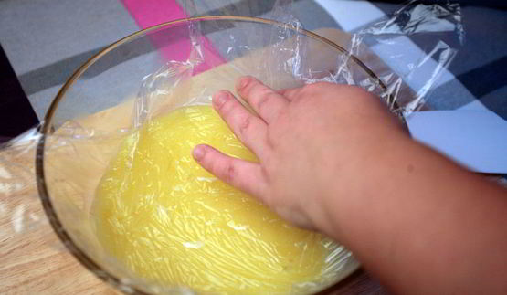 тарт с лимонной начинкой и белковым кремом