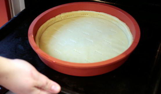 тарт с лимонной начинкой и белковым кремом